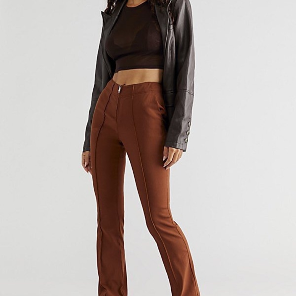 Free People Go For That Slim Flare Pants